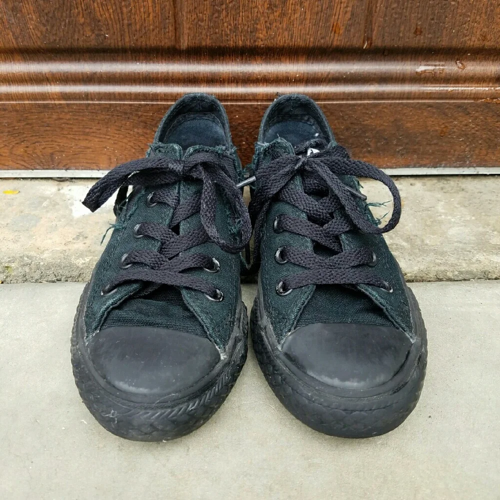 Little Boy's Black Converse